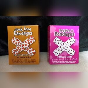 Junk Food and Poo-Poo Bandages Set